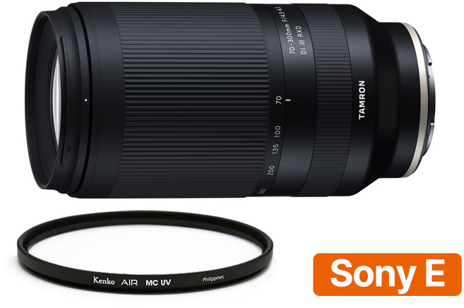 탐론 70-300mm F/4.5-6.3 Di III RXD A047 소니 FE 마운트 + 겐코 AIR MCUV 67mm 필터