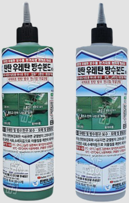 탄탄방수 균열방수본드 우레탄방수본드 500ml 실리콘건 필요없는 크랙보수 접착방수제, 1개
