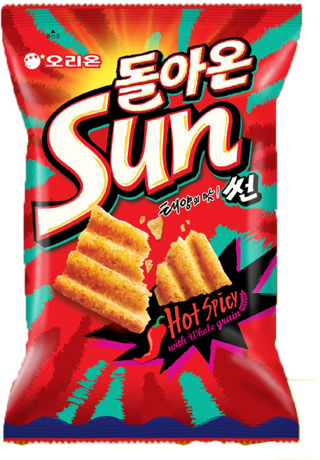 오리온 돌아온 썬 핫스파이시맛, 135g, 10개