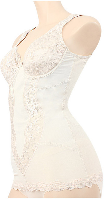 비비안 판도라 여성 몸매 보정 속옷 파워넷 타미 풀컵 여자 레이스 치마올인원 DBT3728