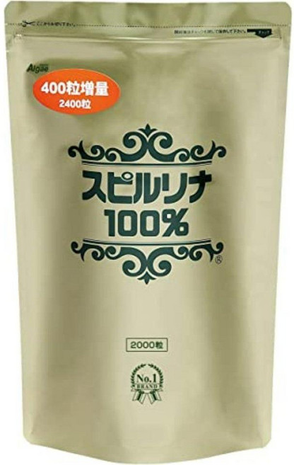 스피룰리나 2000 캡슐 + 4001캡슐 200mg 2개월분 (일본직배송), 120g