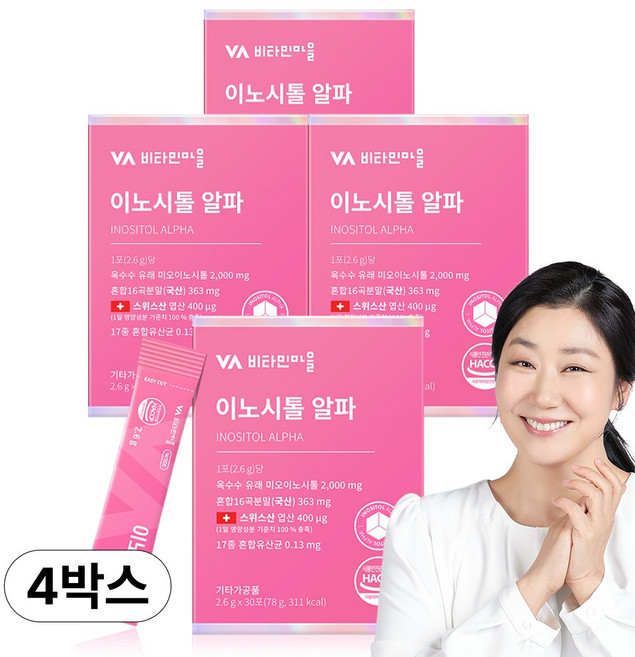 비타민마을 이노시톨 알파, 78g, 4개