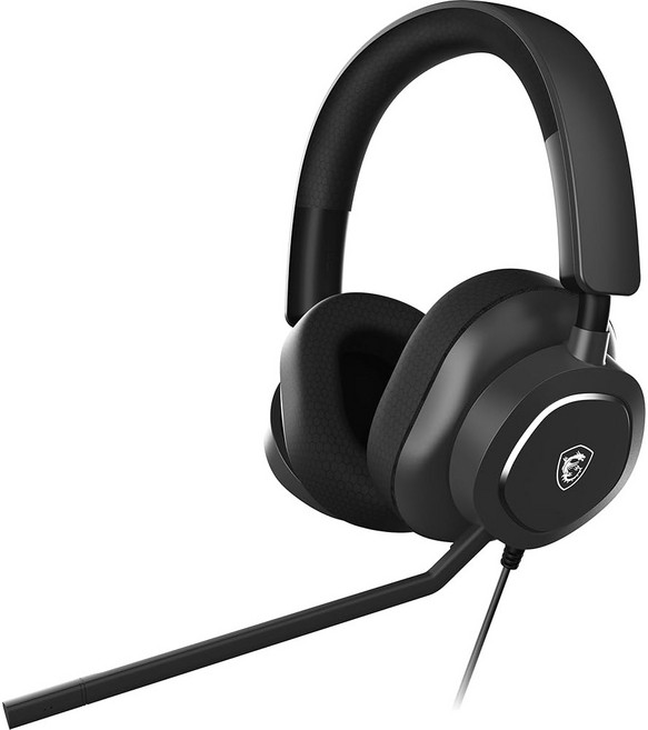 MSI Maestro 300 Gaming Headset – 40mm Neodymium Drivers Unidirectional (Cardioid) Mic Lightweigh, 1개