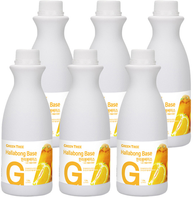 그린트리 한라봉 에이드 베이스 1.2kg 6개 박스