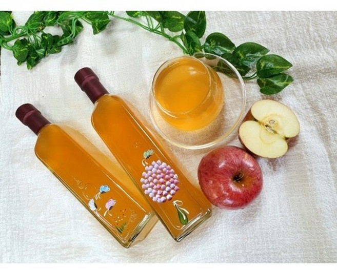 자연발효 초모 천연 사과식초 애사비 500ml, 1개