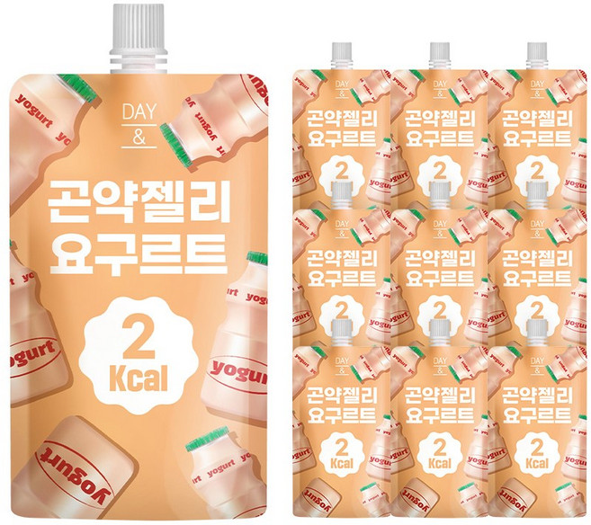 데이앤 2칼로리 곤약젤리 요구르트, 150g, 10개