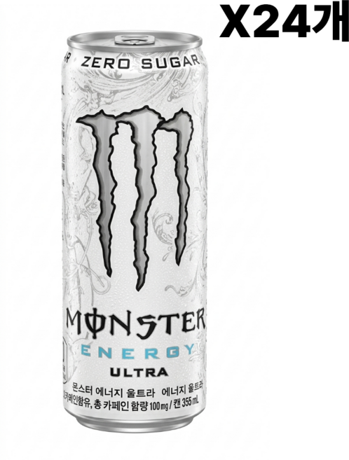 몬스터에너지 울트라, 355ml, 24개입