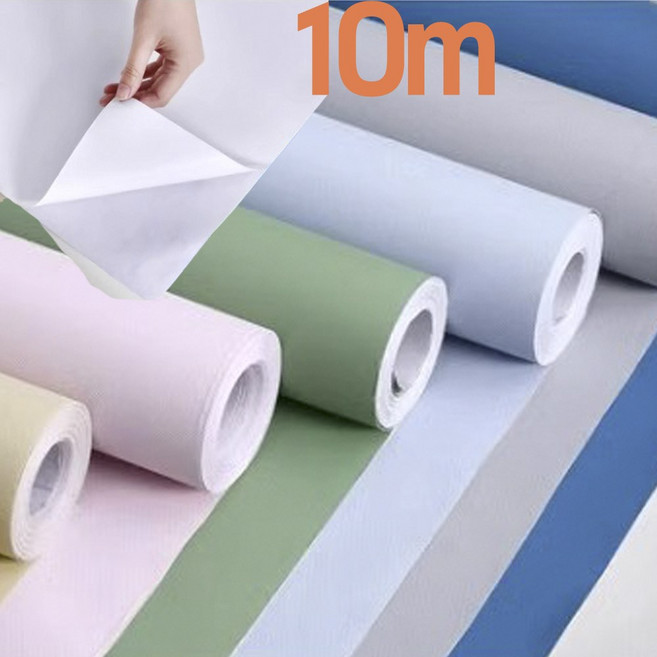 leoq 셀프 도배지 붙이는 접착식 벽지 시트지, 펄화이트