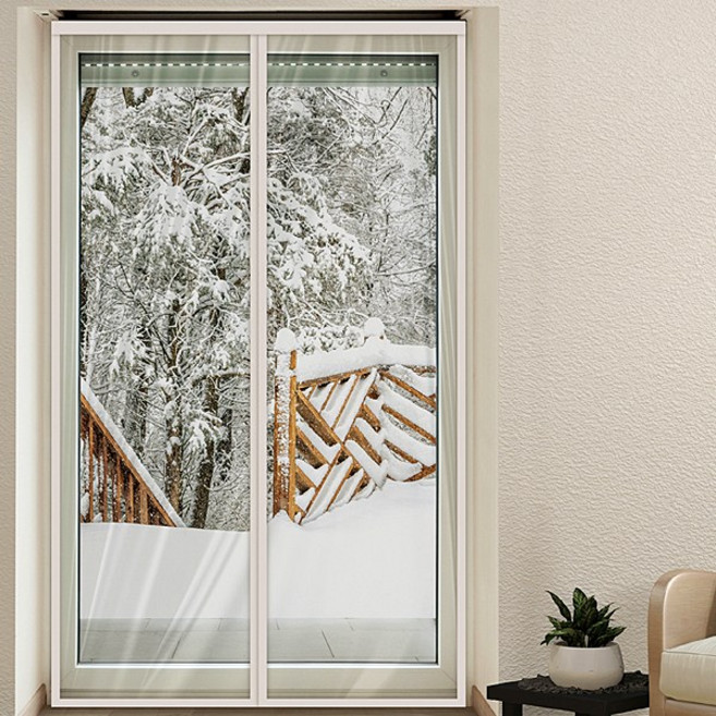 에이스샵_사은품 증정 프리미엄 방풍커텐 소 현관문 90x210cm 방풍비닐 바람막이, 1개