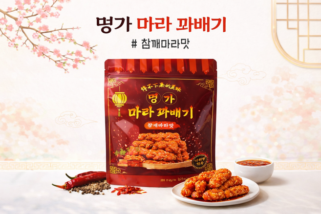 명가마라꽈배기.마라꽈배기.마라맛.마라.명가꽈배기, 1개, 250g