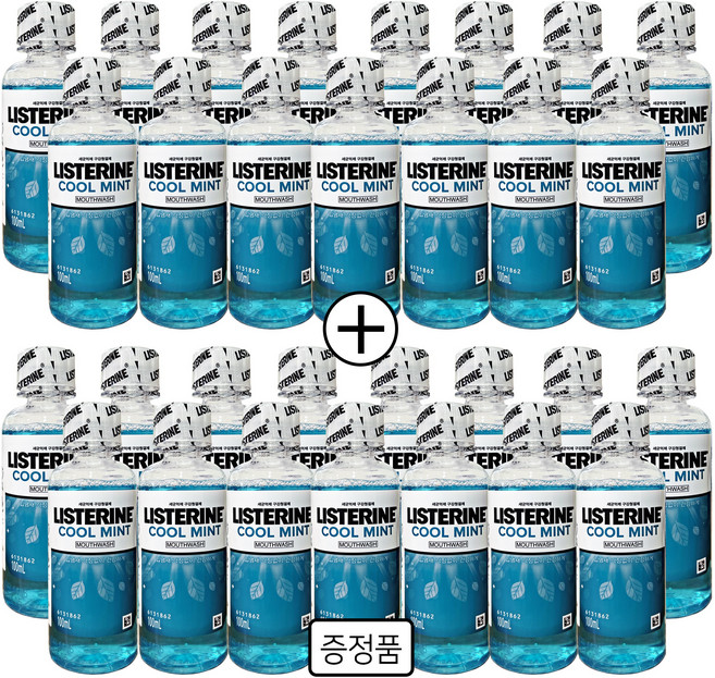 리스테린 쿨민트 구강청결제, 100ml, 30개