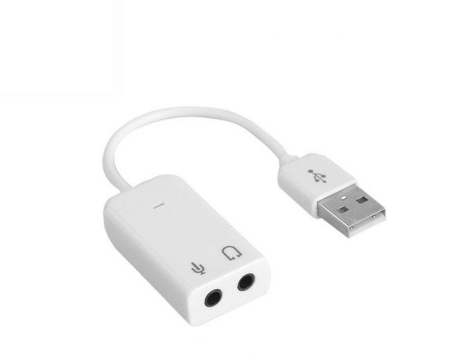 외장 사운드 카드 USB 7.1채널 화이트 INV050, 선택없음