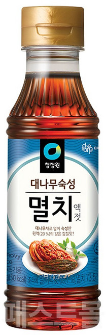 청정원 멸치액젓, 250g, 1개