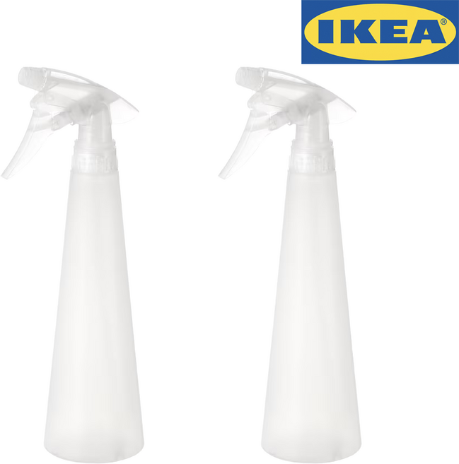 이케아 토마트 분무기 350ml, 2개, 투명화이트