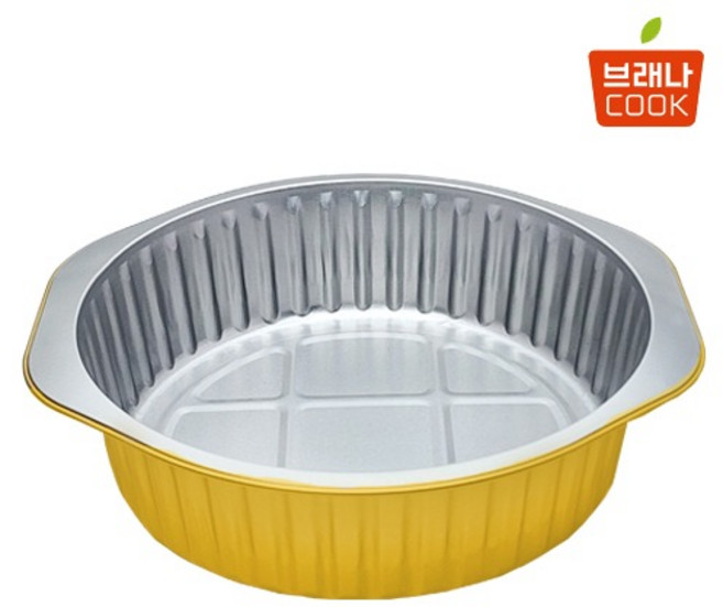 멀티용기 원형 208 x 45mm 500개 960ml 국 탕 전골 고급 알미늄 친환경 그릇 전자레인지 직화냄비 스킨 실링 밀폐용기 캠핑 밀키트 배달용기 SKA 960, 멀티용기20.8cm 뚜껑없음