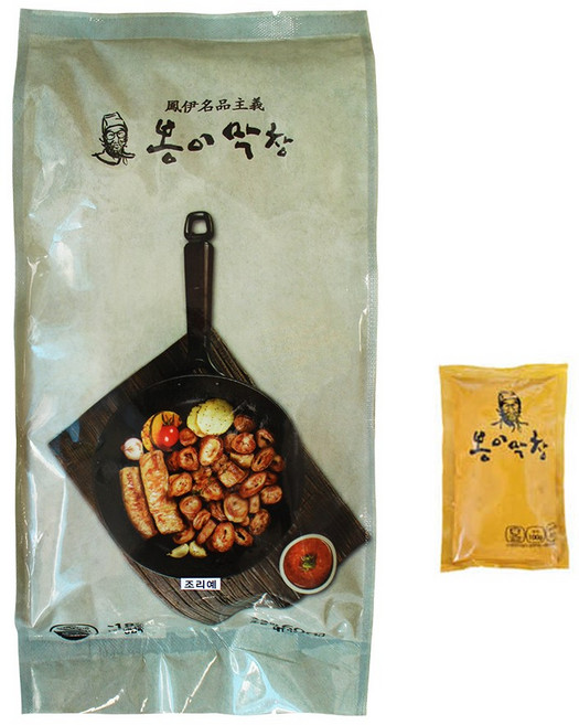 봉이 막창 초벌된 절단막창 불막창 캠핑 음식 요리 간편 소스증정, 초벌 절단막창, 1개, 500g