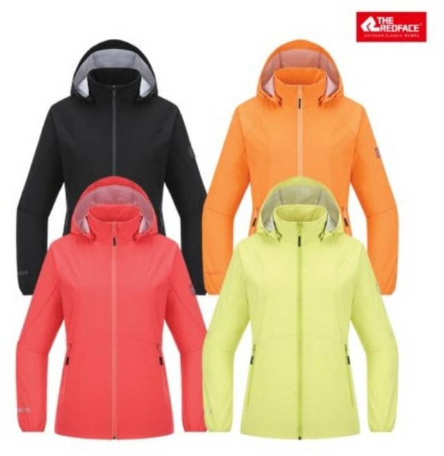 레드페이스 [NC경산점] 여성 등산 아웃도어 방수재킷 바람막이 등산의류 콘트라액티브포인트우먼재킷 REWFJKS24150