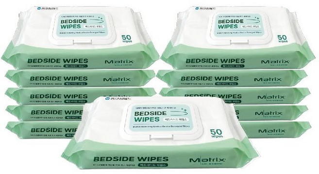 동아 베드사이드 와입스 내시경 세정티슈 캡형, 10개, 50매