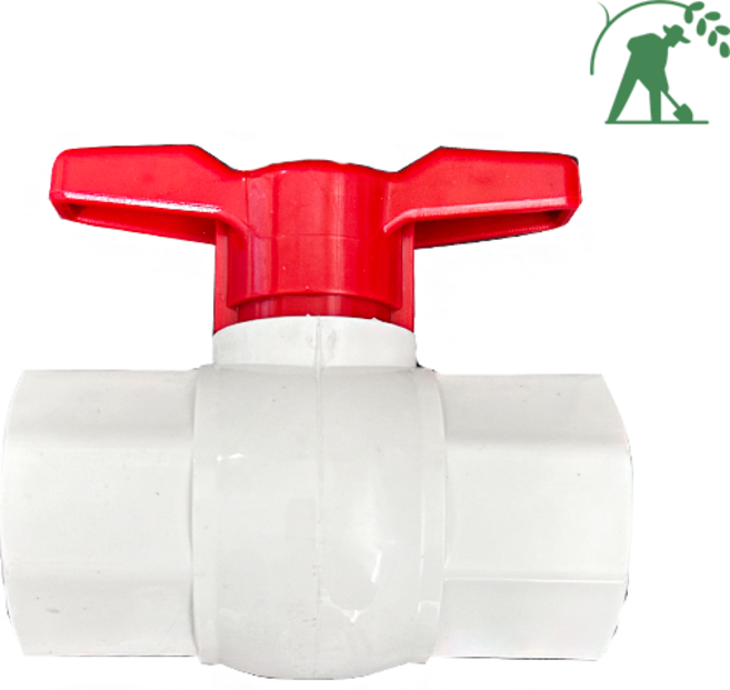 PVC밸브 PVC 볼밸브 나사형 소켓형 본드형 백색 배관자재, 소켓형(본드형), 1개