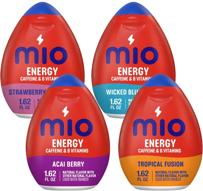 Mio Energy Water Enhancement 4 Flavor Variety Pack Mio Energy Water Enhancement 4 Flavor Variety Pac, 4개, 47ml - 쿠팡