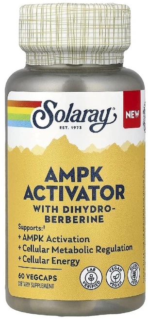 솔라레이 AMPK Activator 디하이드로베르베린 베지 캡슐 60정, 1개 - 쿠팡