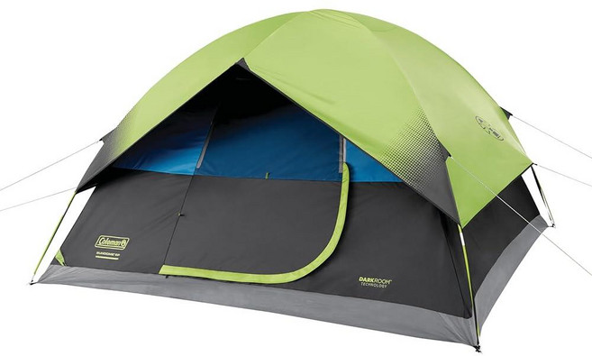 Coleman 4인용 선돔 다크 룸 돔 캠핑 텐트 116508, Pfas 프리