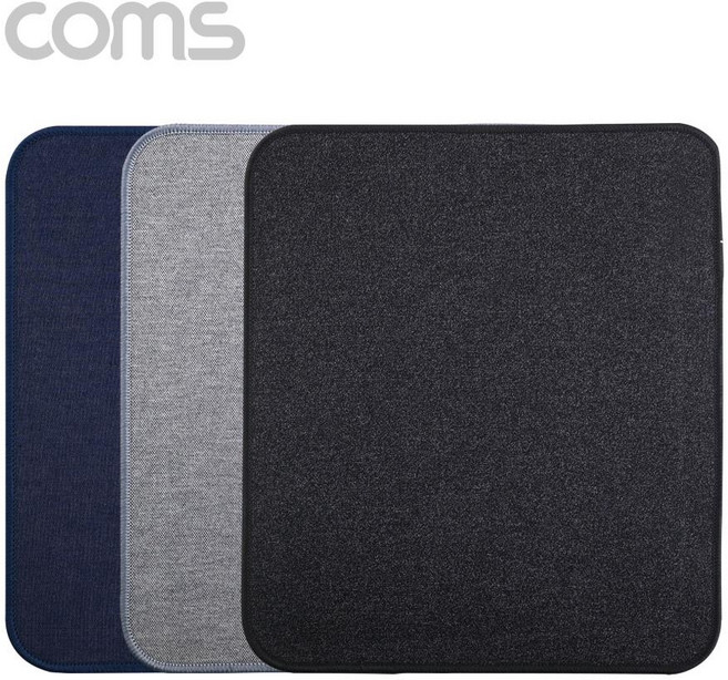 컴 MESH FABRIC 마우스 패드 300 x 250 (블랙), 본품, 1개