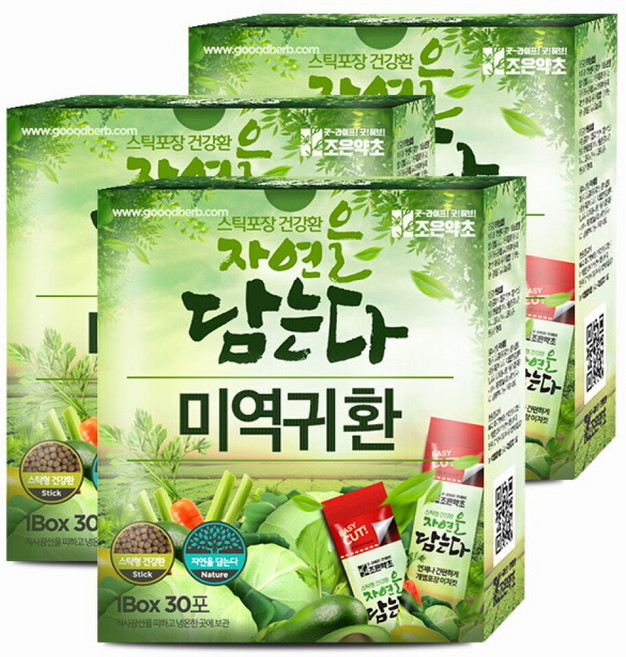 미역귀 환 스틱 30포 x x 3박스, 3g, 1개, 조은약초
