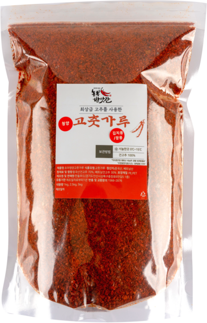 농부방앗간 청양 고춧가루 (한식용), 1개, 1kg