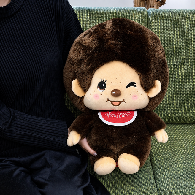 4위 - 몬치치 슈퍼 대형 인형 2탄 몬치치짱 봉제인형 빅사이즈, 1개, 복합, 50cm