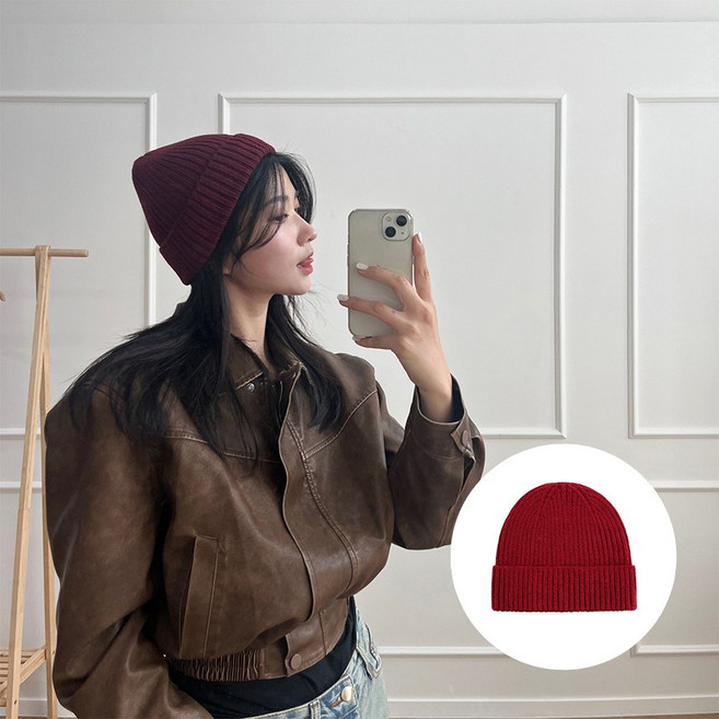 해봄 데일리 니트 비니 숏비니 남자 여자