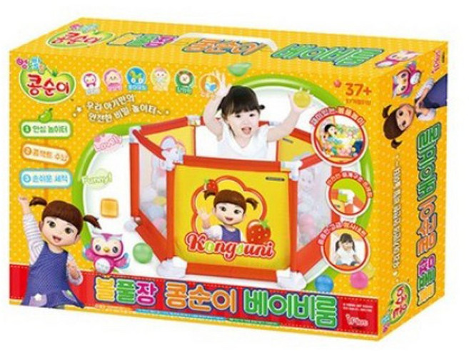 콩순이 볼풀장 베이비룸, 혼합색상, 1개