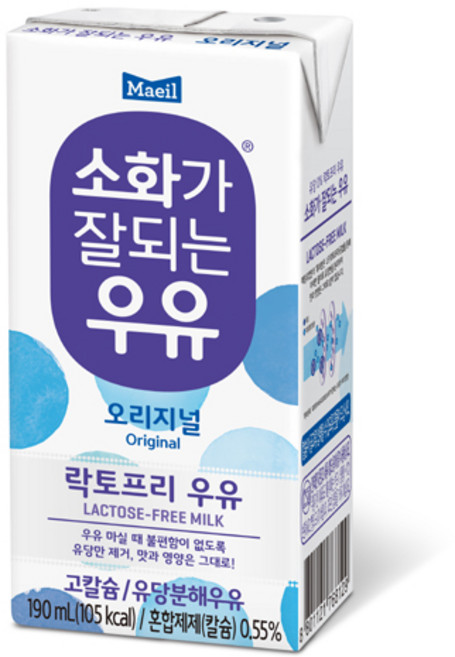 매일우유 소화가잘되는우유, 32개, 190ml