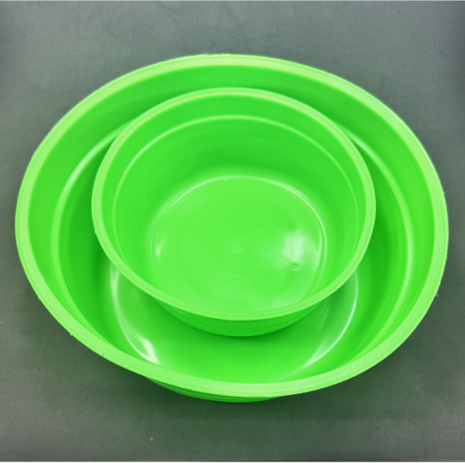 떡밥 그릇 소(15cmX6cm) 대(21cmX8cm) 세트 (1개씩), 1세트, 그린