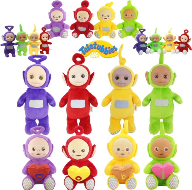 텔레토비 인형 보라돌이 뚜비 나나 뽀, 03-1. 보라돌이, 03. 텔레토비 25cm 하트 싯팅 인형