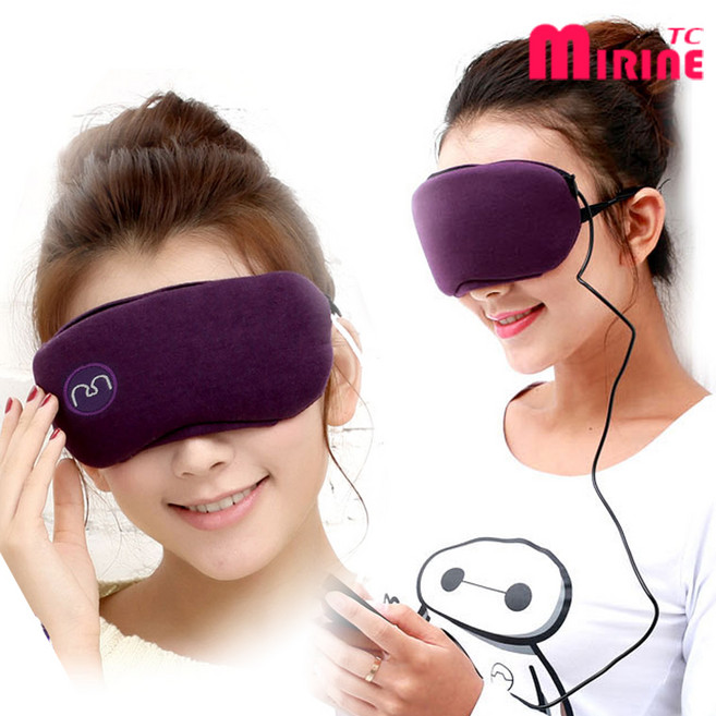 맘스품 usb 라벤더 온열안대 찜질안대 발열안대 워머, 퍼플