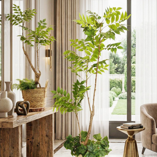 참죽 등나무 인조나무 조화나무 인테리어 화분 플랜테리어 위스테리아, 1개