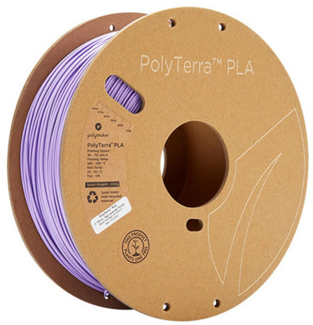 Polymaker 3D 프린터 PolyTerra PLA 필라멘트 Purple (1kg)