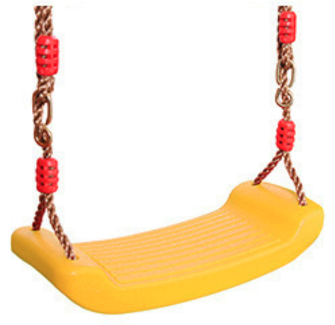 兒童硬式鞦韆 搭配單槓家中也能盪鞦韆 室內兒童安全玩具, 黃色, 1個