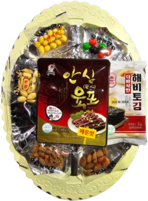 모두의안주 모듬안주 마른안주 접시안주 노래방 안주 8종 세트 A형 76g 10개