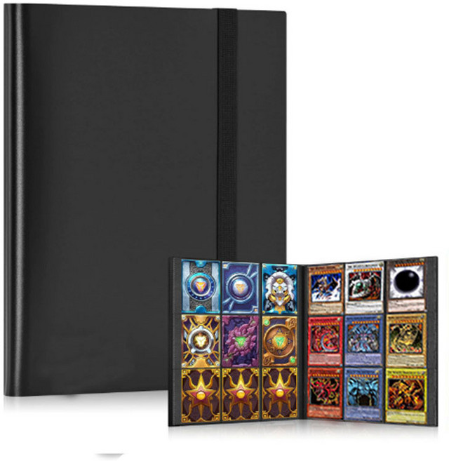 휴핏트 한눈 깔끔정리 안심보관 9포켓 양면수납 바인더, 1개, 540매, 블랙