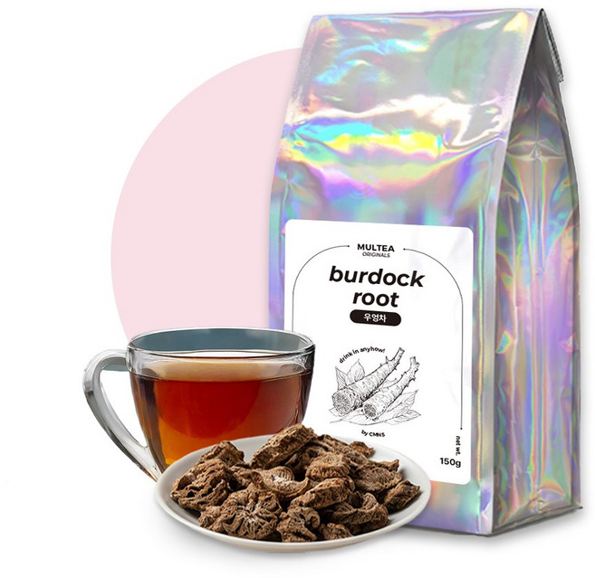 국내산 강진 프리미엄 물대신차 우엉차 2+1, 1개, 3개입, 150g