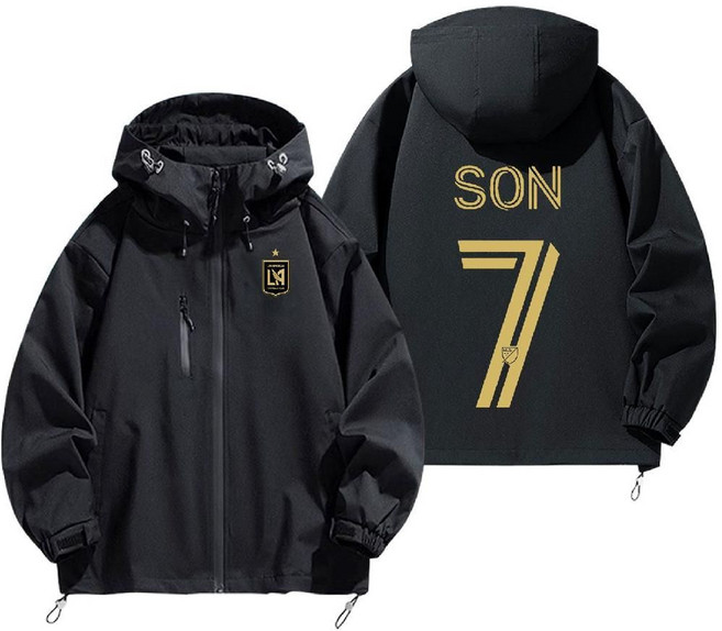 la 손흥민 후드 바람막이 점퍼 축구 봄 가을 집업 자켓 유니폼