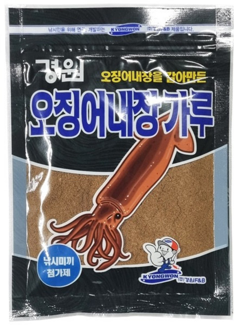 경원산업 오징어내장가루 떡밥첨가제 경원떡밥, 1개, 70g