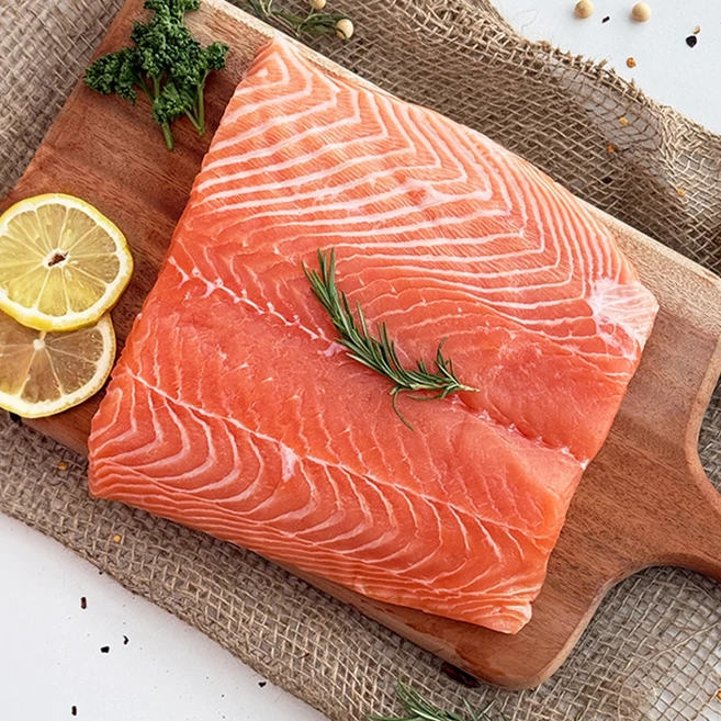 두팜 노르웨이 생연어 연어회 연어스테이크 연어소스, 생연어 몸뱃살 500g, 1개 - 쿠팡