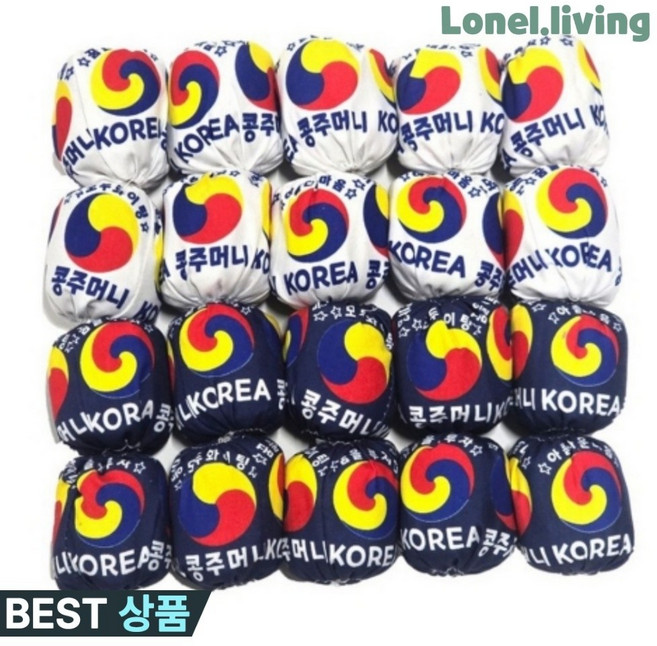 로렌하임 오자미 오재미 콩주머니 전통놀이 민속놀이 체육수업 국산 교구 1개입 1개입단품