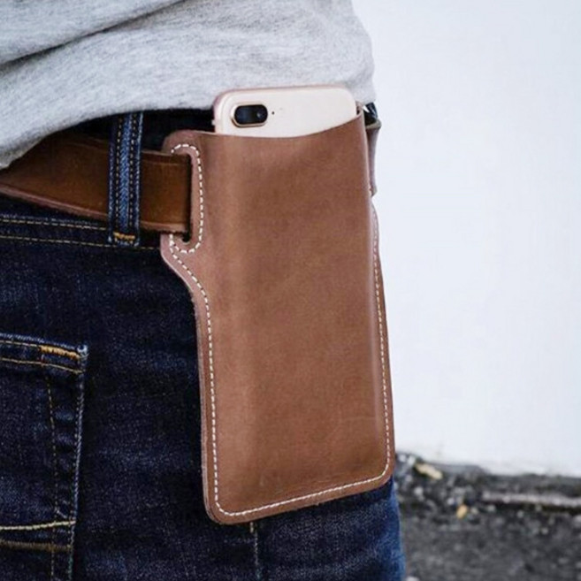 벨트 파우치 케이스 PU 가죽