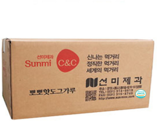 선미씨앤씨 핫도그파우더 20kg (2.5kg x 8ea), 1박스