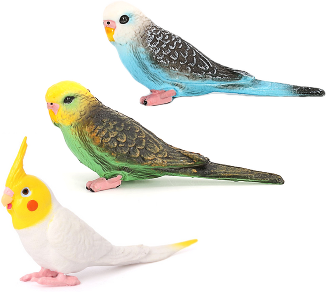 제트피규어 큰부리새 동물 모형 피규어 장난감 3종 세트, 1개