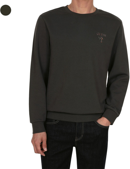 게스 남성 무테 미니 삼각로고 FLEECE SWEATSHIRT KO4K04C7